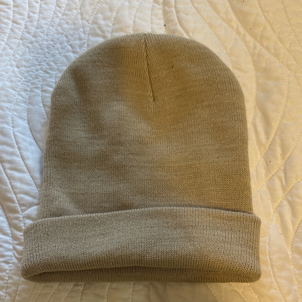 Beige Beanie